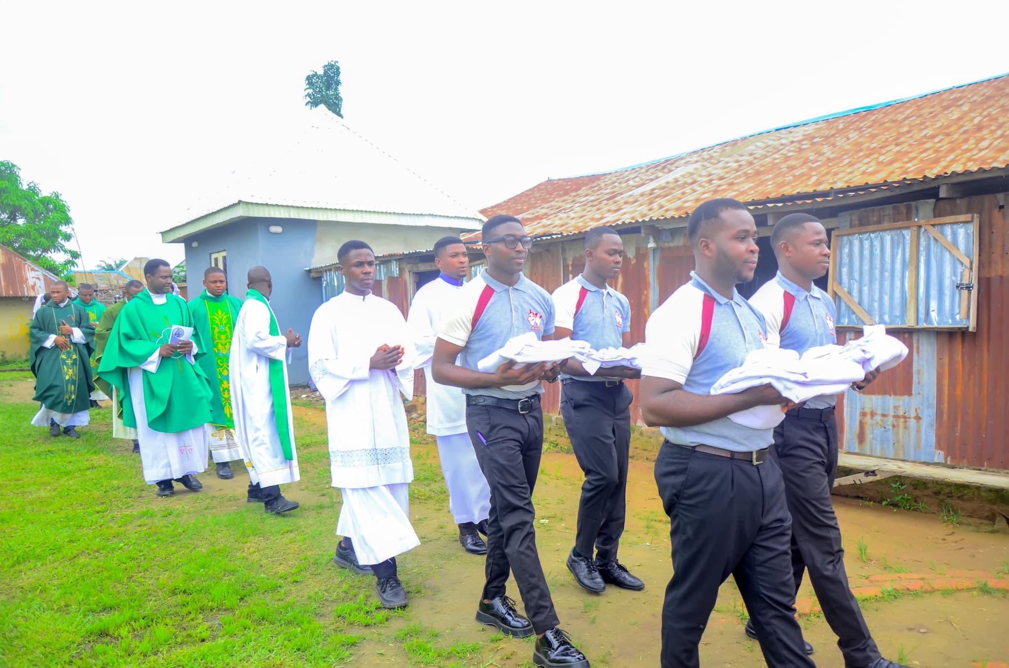 HOMILY ON THE FIRST PROFESSION OF BROTHERS AGU FIDELIS, DURU PACHAL, IGWE CLINTON AND OSHITA KIJIE AT SUMAKA NORTH BANK MAKURDI BENUE STATE. (25/08/2024).